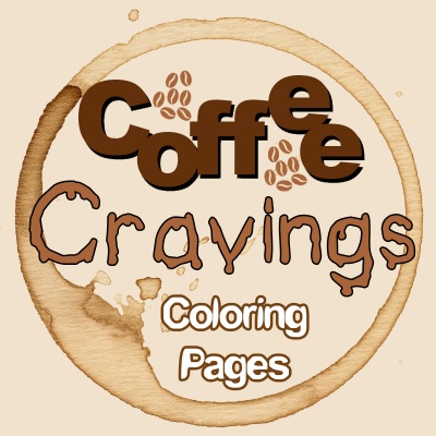 Coffee Cravings Coloring Page Designs