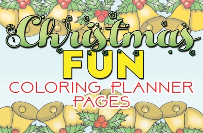 Christmas Fun Coloring Planner Designs