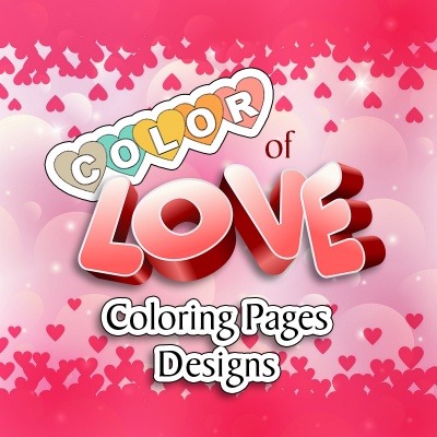 Color of Love Coloring Page Designs