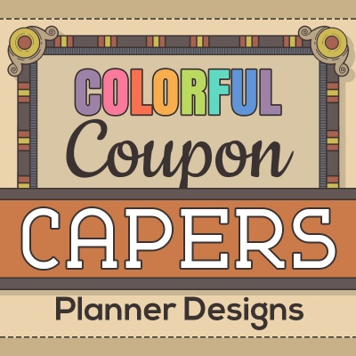 Colorful Coupon Capers Planner Designs