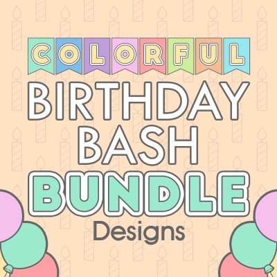 Colorful Birthday Bash Bundle Birthday Decor