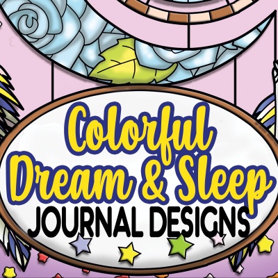 Colorful Dream & Sleep Journal Designs