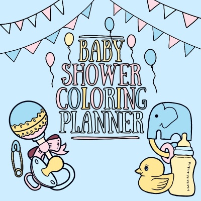 Baby Shower Coloring Planner Designs