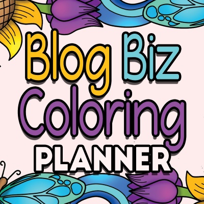 Blog Biz Coloring Planner Designs