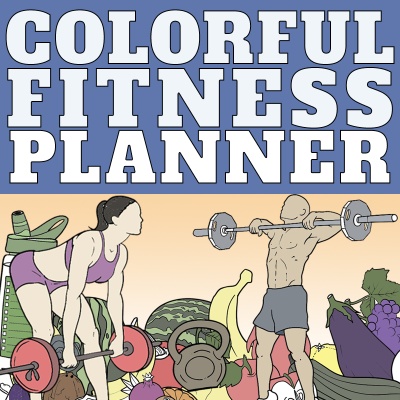 Colorful Fitness Planner Designs