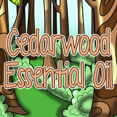 Cedarwood Essential Oil Coloring Page Designs