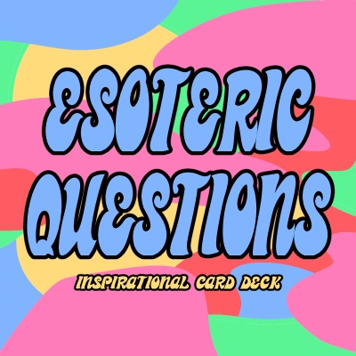 Colorful Esoteric Questions Inspiration Cards
