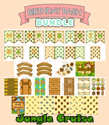 Colorful Birthday Bash Bundle - Jungle Cruise