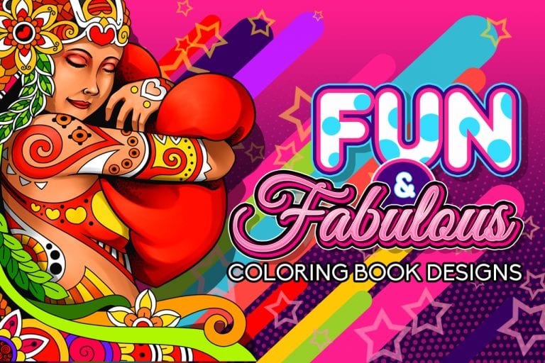 Fun & Fabulous Coloring Book Designs