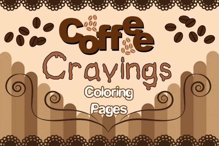 Coffee AM - Wine PM Coloring Package