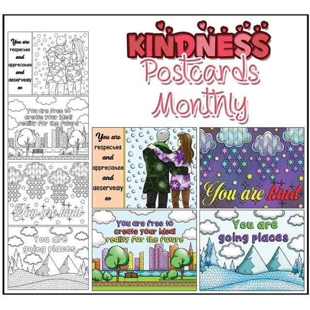 Kindness Postcards Monthly