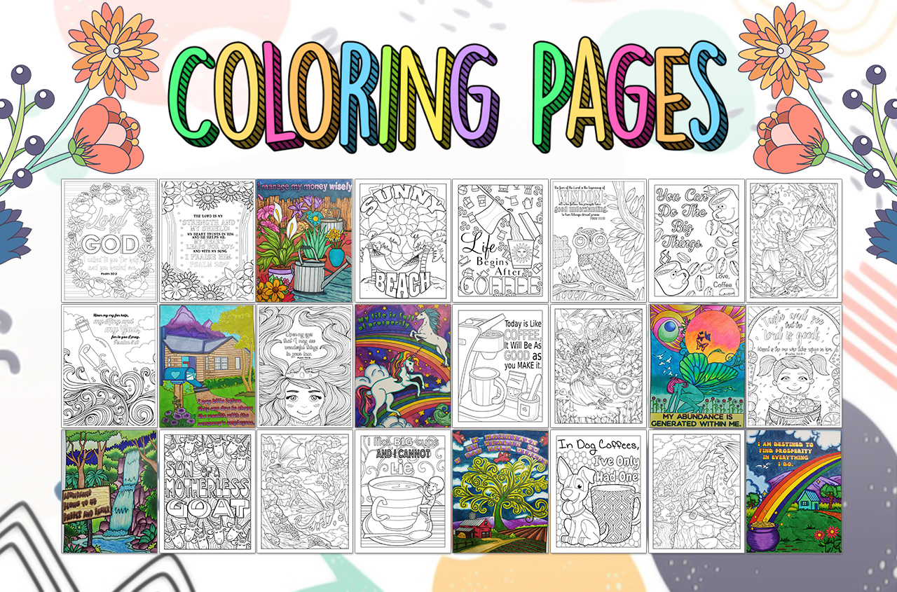 Color Monthly Plr Private Label Rights Coloring Designs