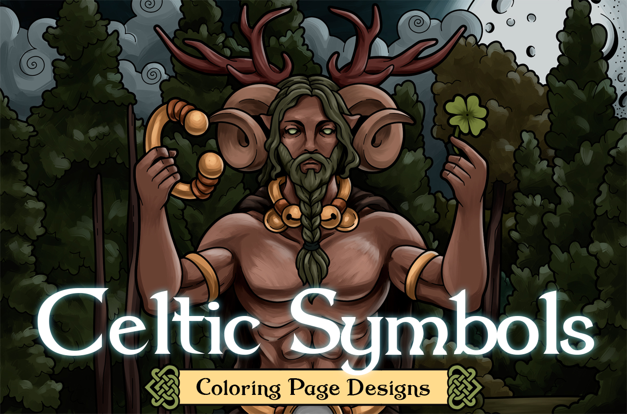 Celtic Symbols Coloring Pages